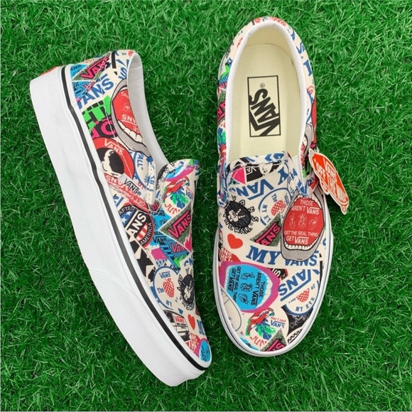 Vans Classic Slip On Mash Up Stickers - Picture 3 of 7